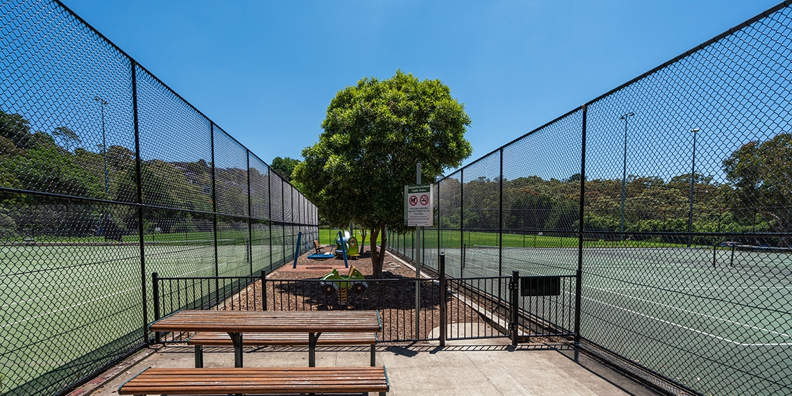 Allan Small Park tennis courts Details | Bookable Ku-ring-gai Council